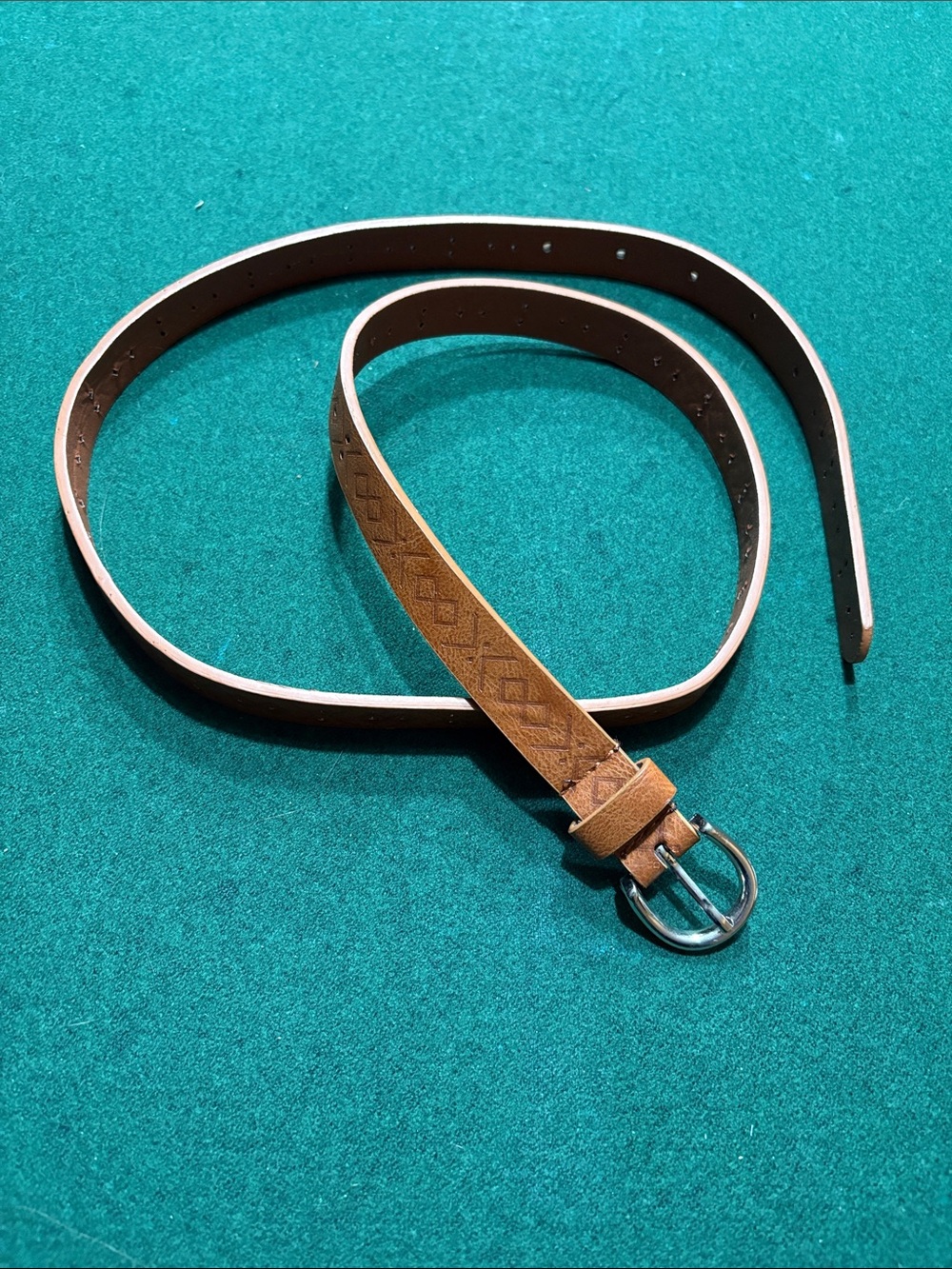 Classic light brown Leather Women’s Belt - Stylish Everyday Accessory